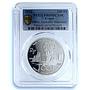 France 100 francs Terre Adelie D Urville Sea Lion PR 69 PCGS silver coin 1992