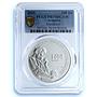 Armenia 100 dram Shirakatsi KM-115 Space Planets PR 70 PCGS silver coin 2005